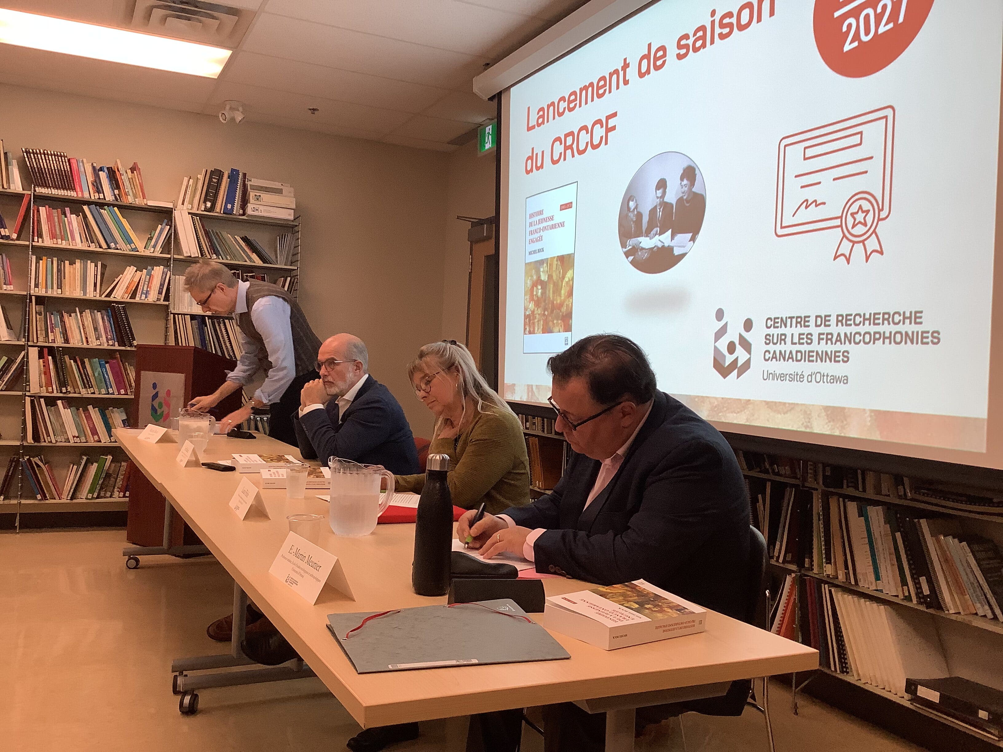 Table ronde lors du lancement de la saison du CRCCF